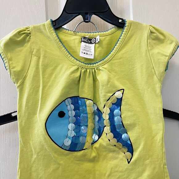 LoffF Girls Sequin Fish Top and Tulle Skirt 2-Pc Set Size 98 US 2T - Picture 3 of 14